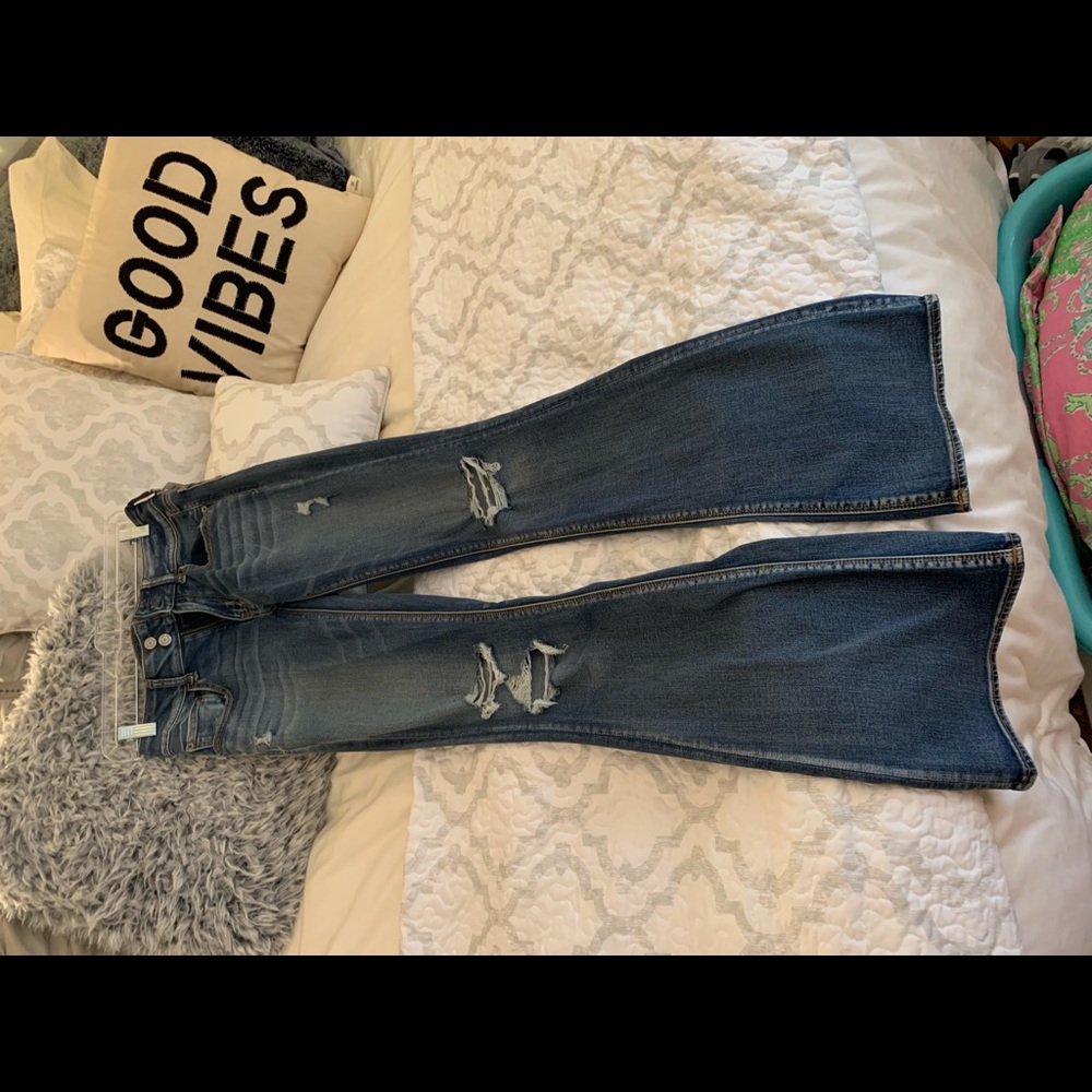 Artist flare light wash jeans
